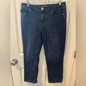 Chico’s Platinum Blue Denim Jeans Size Chico’s 1